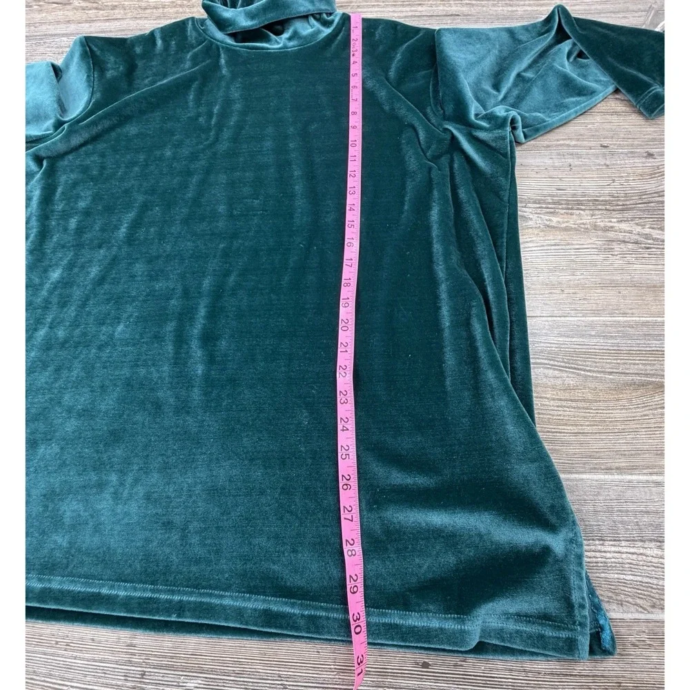 Lane Bryant Designs Velour 2 Piece Loungewear Set Emerald Green Soft Cozy 18/20